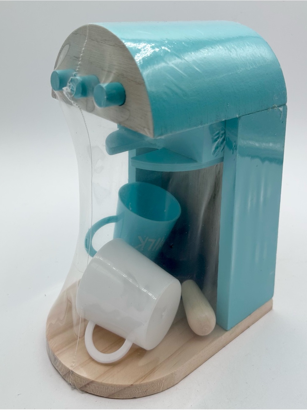 Wooden Coffee Maker Set Café au Play Kid's Pretend Play New